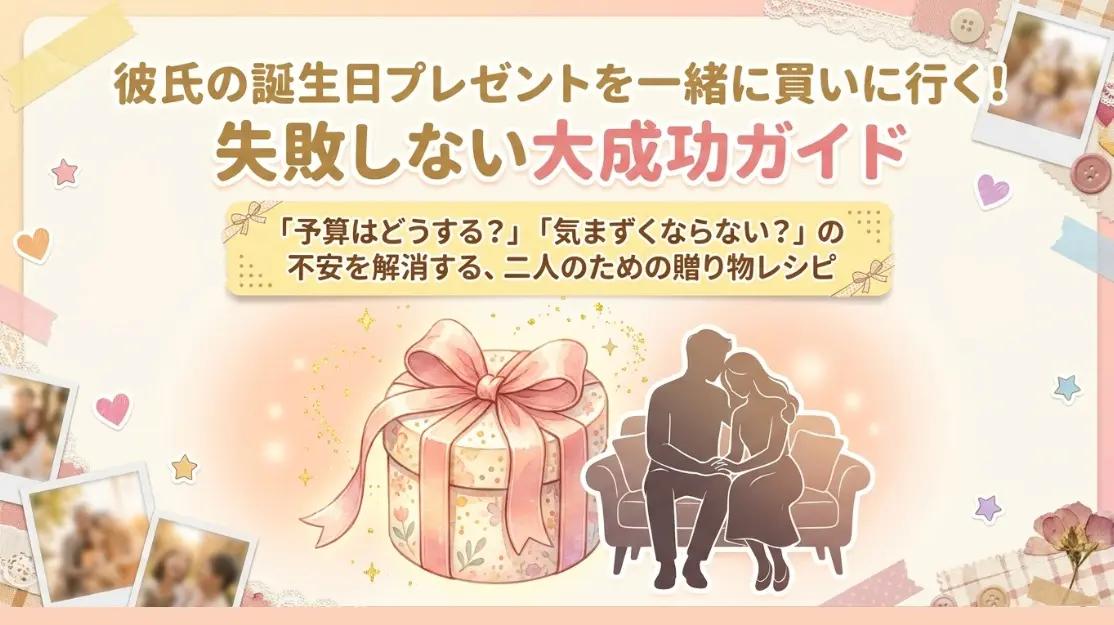 彼氏の誕生日プレゼントを一緒に買いに行く