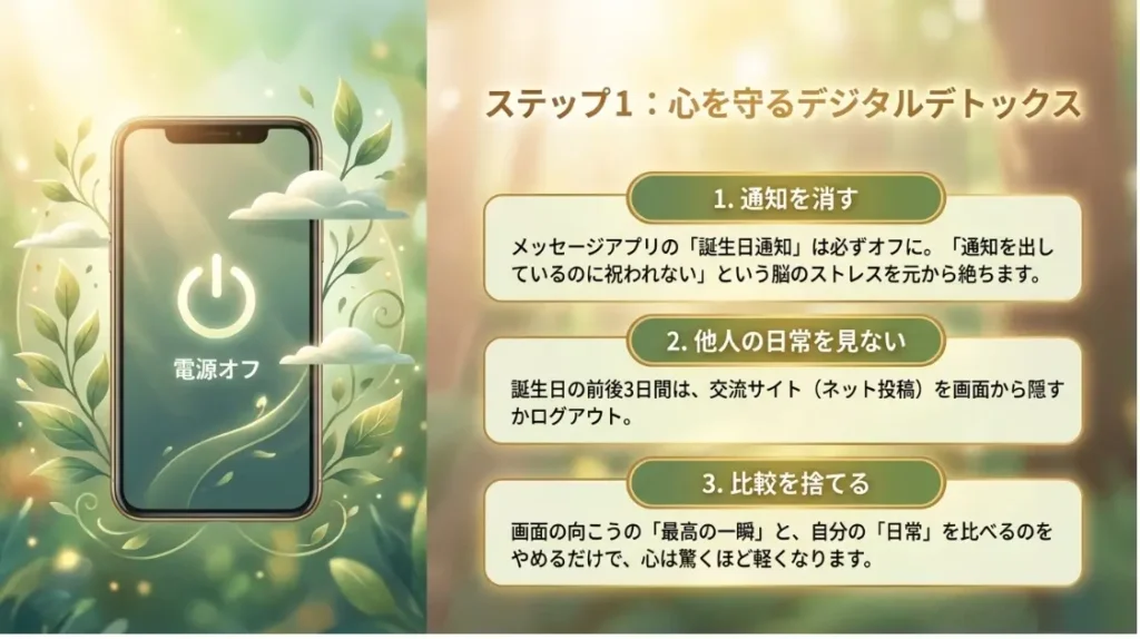 誕生日が祝われない時の対処法