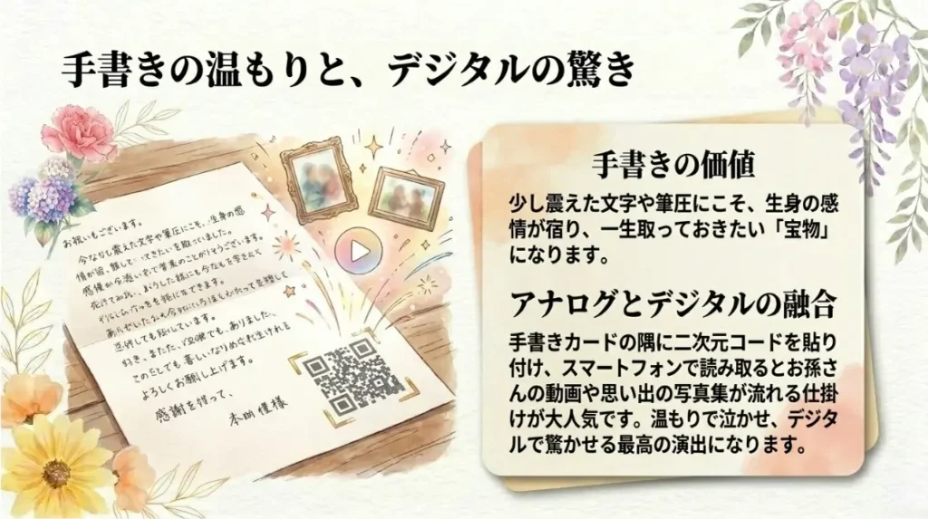 手書きの温かみとデジタル演出の活用術