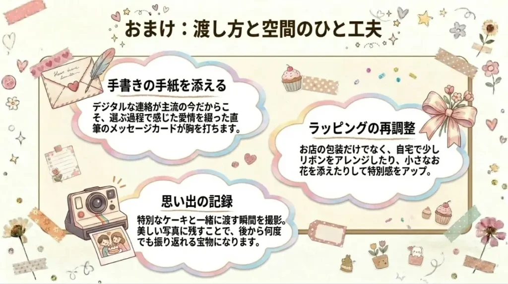 渡し方の演出でサプライズ感を演出するコツ