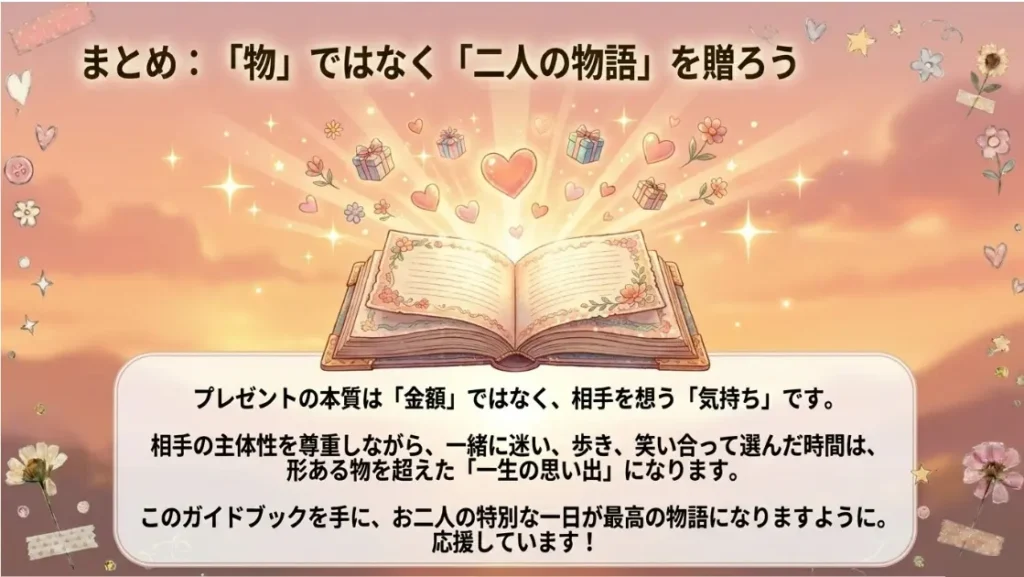 共創型の彼氏との誕生日プレゼントを一緒に買いに行く魅力