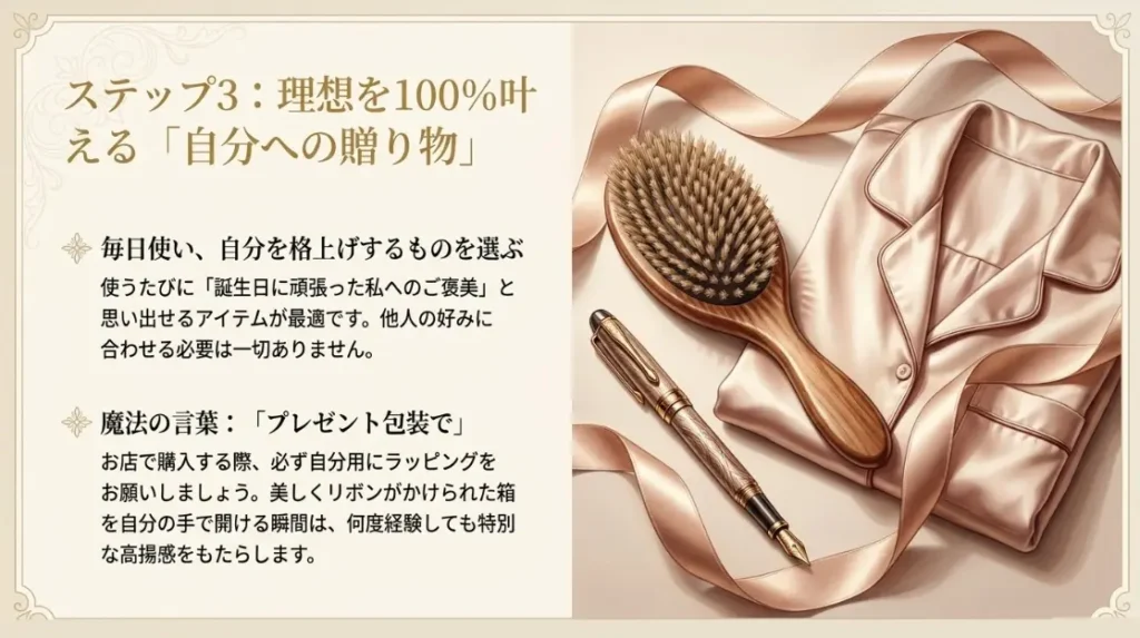 欲しいものを自分に贈る自分磨きの楽しみ方