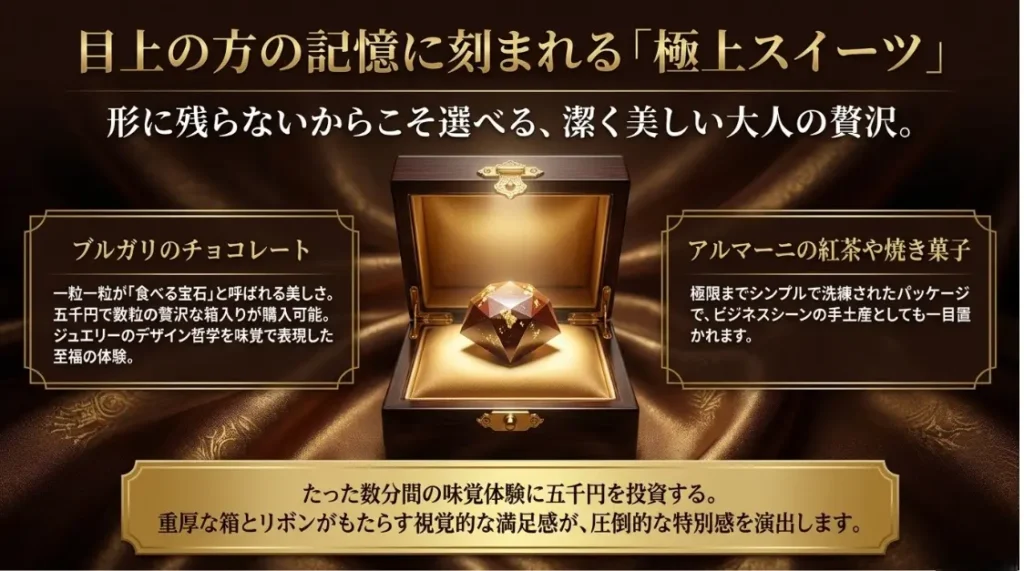 高級スイーツを5000円で楽しむ