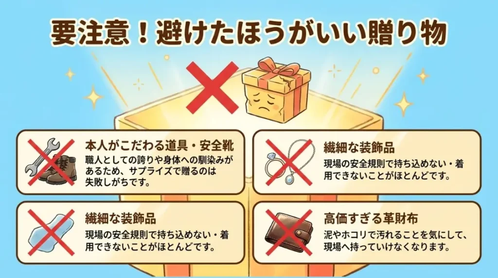 もらって困るNGギフトと避けたい品