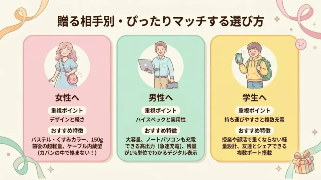 実用的で喜ばれる選び方の基本