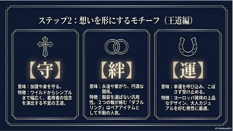 王道のモチーフとその象徴