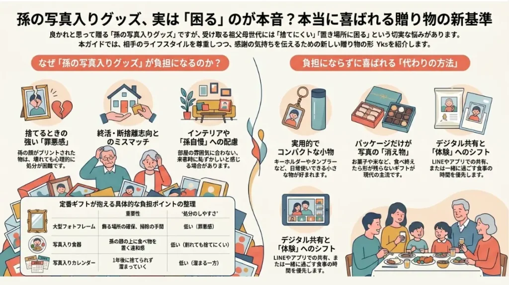 孫の写真のプレゼントはいらない本音と喜ばれる代わりの方法