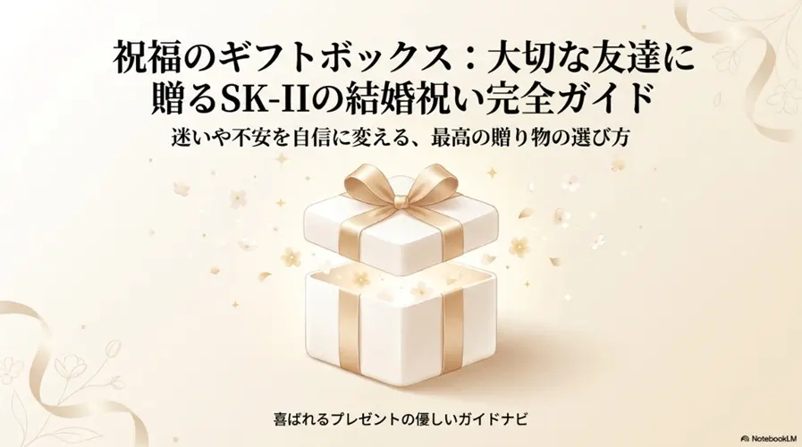 祝福のギフトボックス大切な友達に贈るSK-Ⅱの結婚祝いガイド