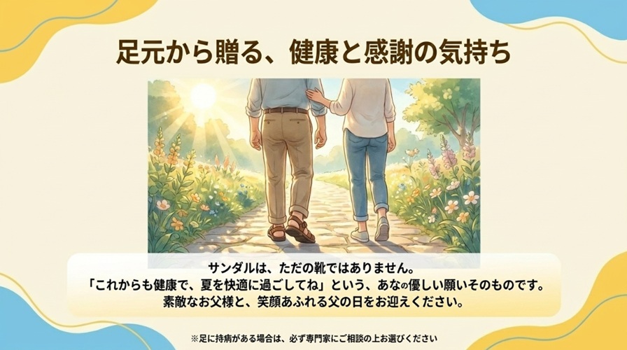 足元から贈る健康と感謝の気持ち