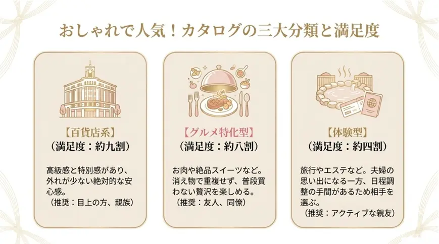 タイプ別の満足度をデータで比較