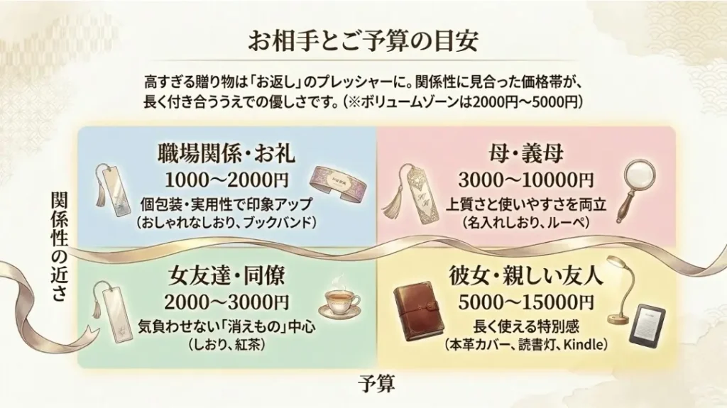 予算相場は3000円や5000円が目安