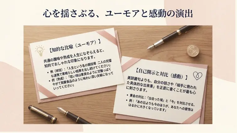 面白い・感動を誘うメッセージ例文