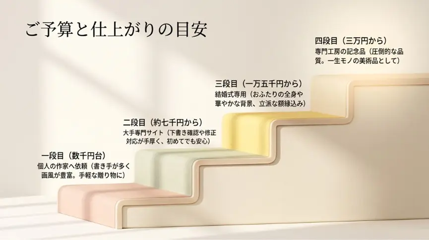 似顔絵プレゼントの相場と値段