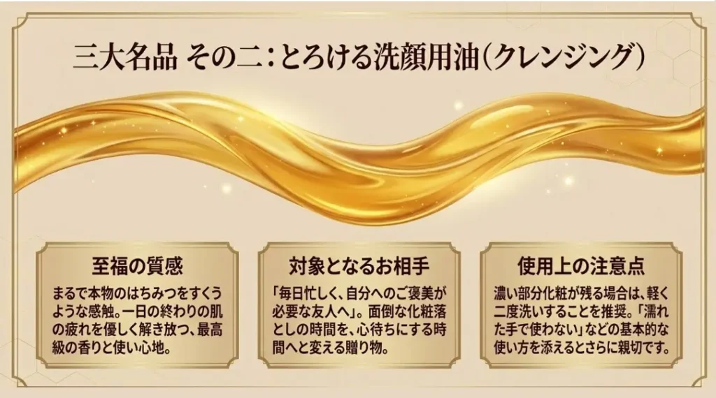 クレンジングの香りと使用感