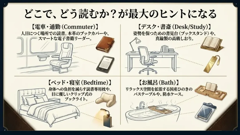 どこでどう読むかがプレゼント選びの最大のヒント