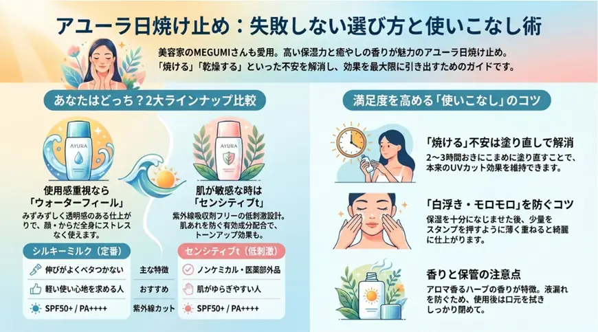 アユーラの日焼け止め失敗しない選び方