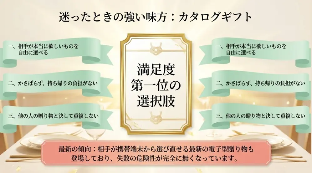 迷ったらカタログギフト