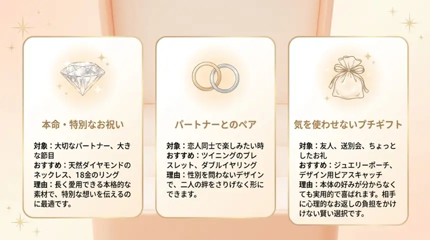 プレゼントやギフトでの選び方