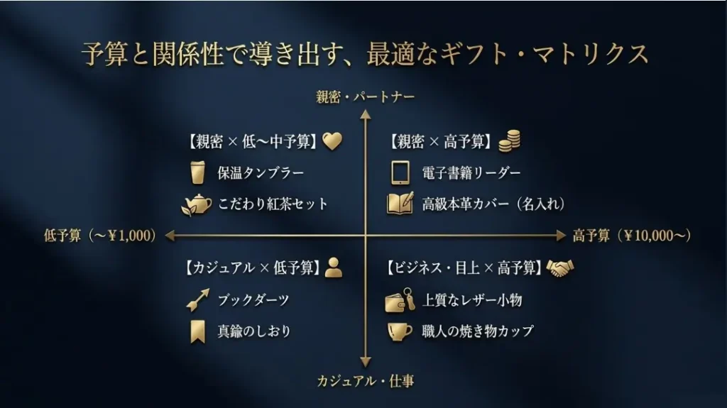 予算と関係性のまとめ