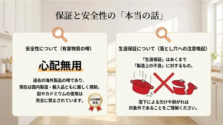 寿命・保証と安全性の真実