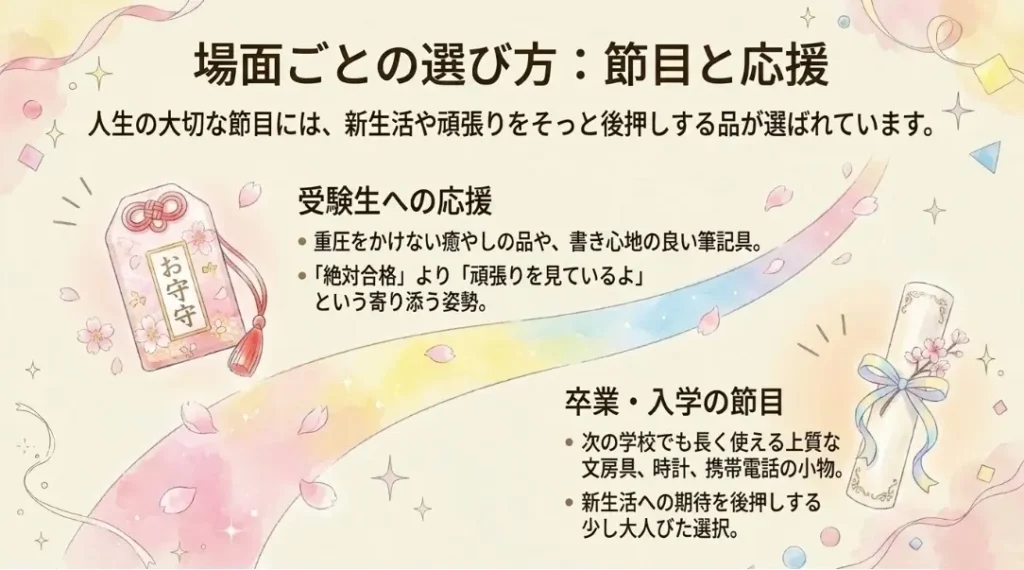 入学祝いや卒業祝いの定番ギフト