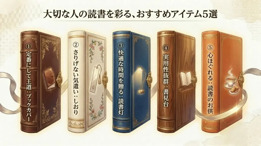 本好きの女性に贈りたいおすすめプレゼント