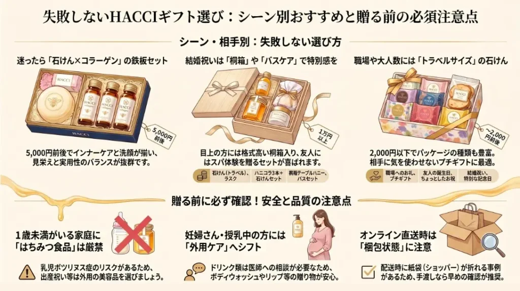 知らないと損!HACCIギフトの口コミと予算別おすすめ全部