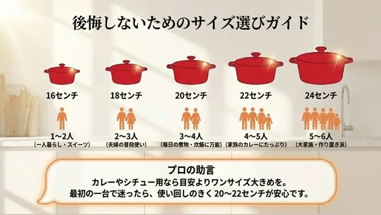 失敗しないサイズの選び方