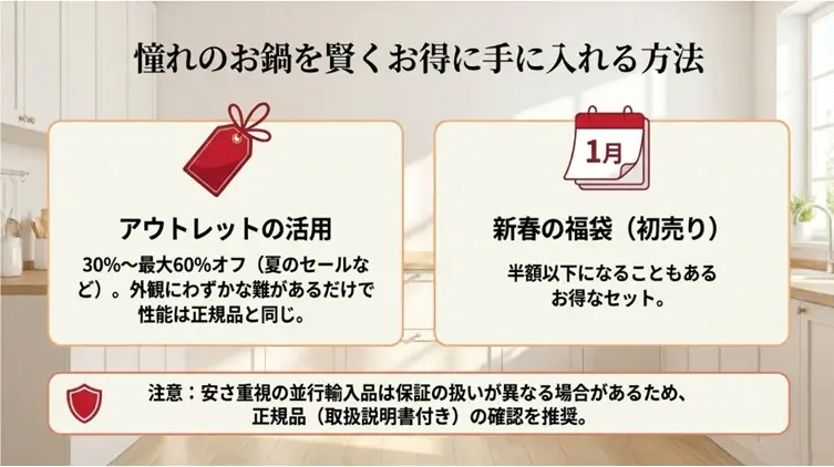 アウトレットでお得に買う