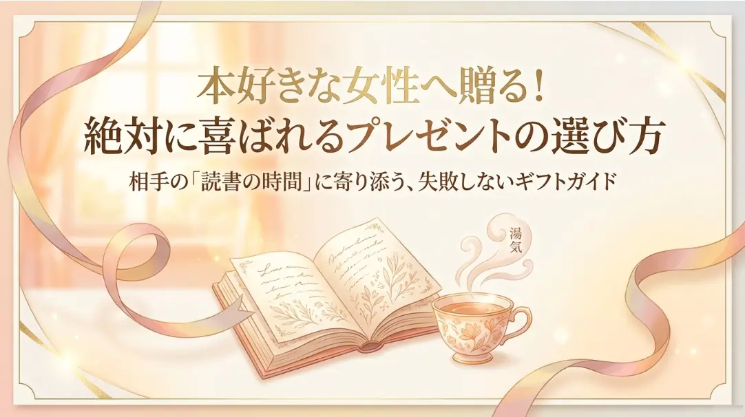 本好きな女性に贈る喜ばれるプレゼントの選び方