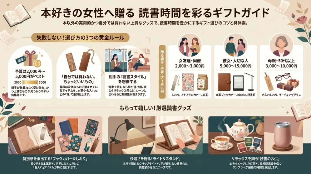 本好きな女性へのプレゼント！喜ばれる読書グッズ15選