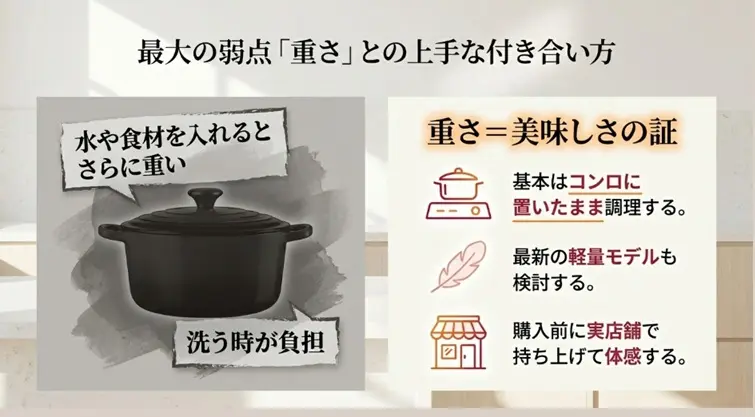 重さとの上手な付き合い方