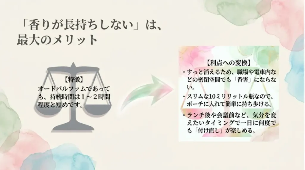 アユーラ香水の種類と選び方のポイント