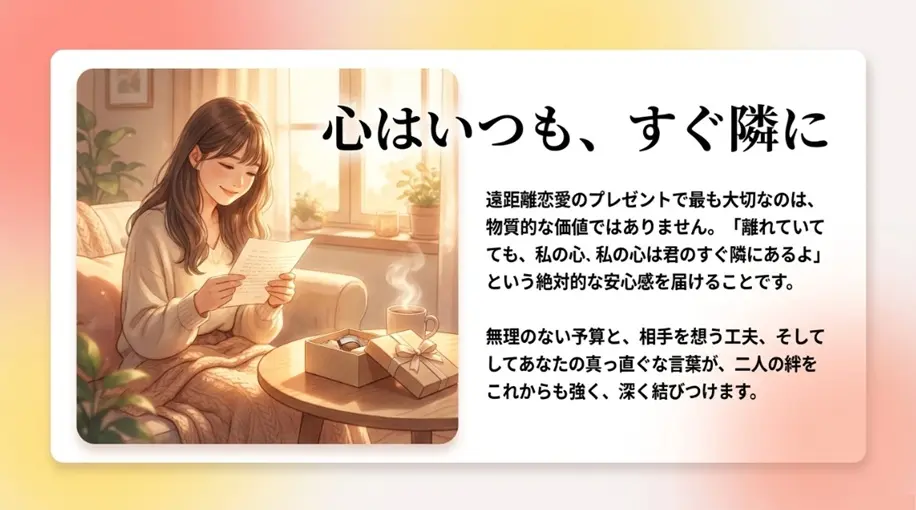 遠距離の彼女へのプレゼント選びまとめ