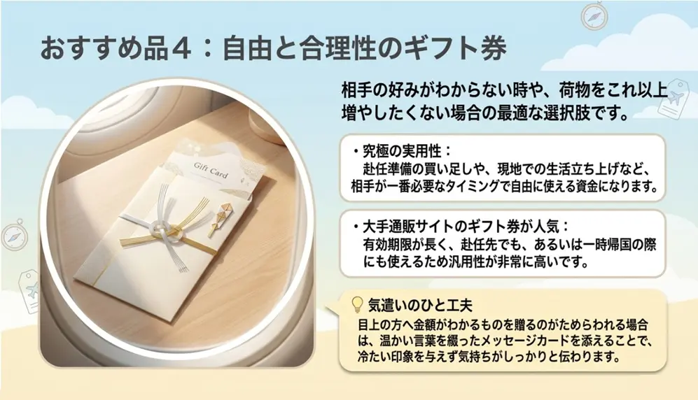 迷ったら選びたいギフト券