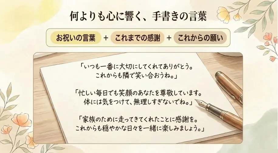 感謝が伝わるメッセージ・手紙の例文集