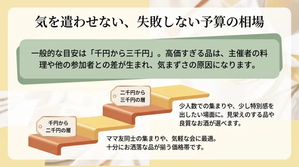 失敗しない手土産の予算と相場