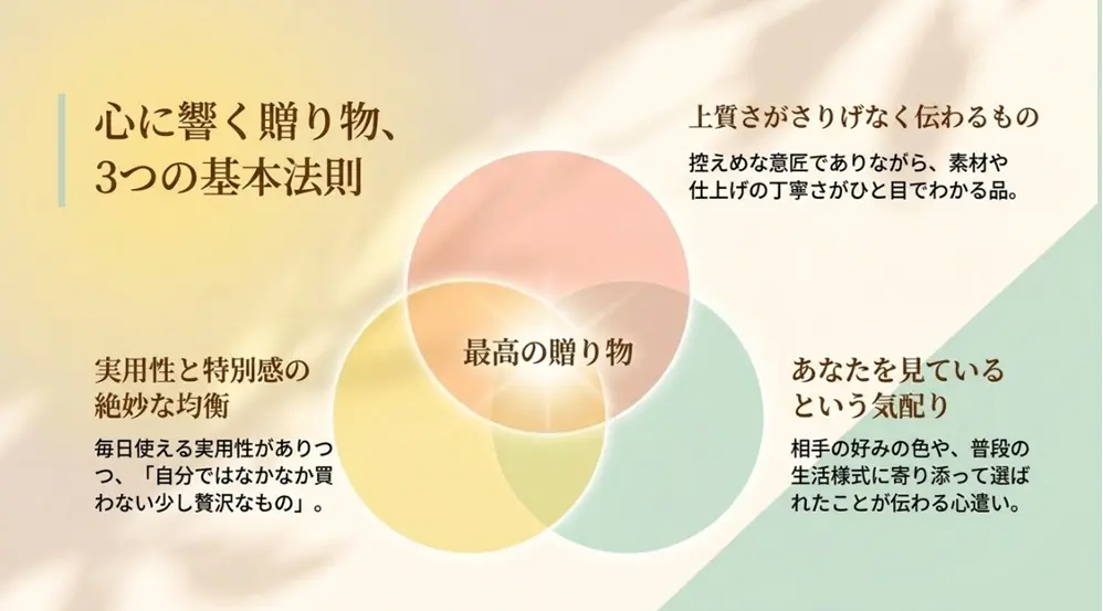 大人女性へのプレゼント選びで押さえたいポイントと心理