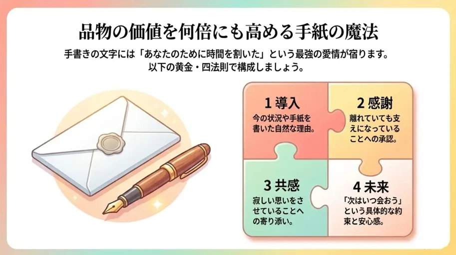 感謝を伝える手紙の例文と文章の構成